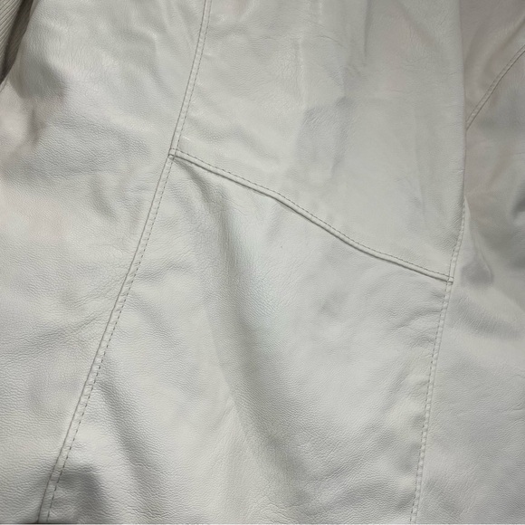 Blank NYC Draped Asymmetrical Zip Jacket in Vegan Leather - Picture 6 of 10